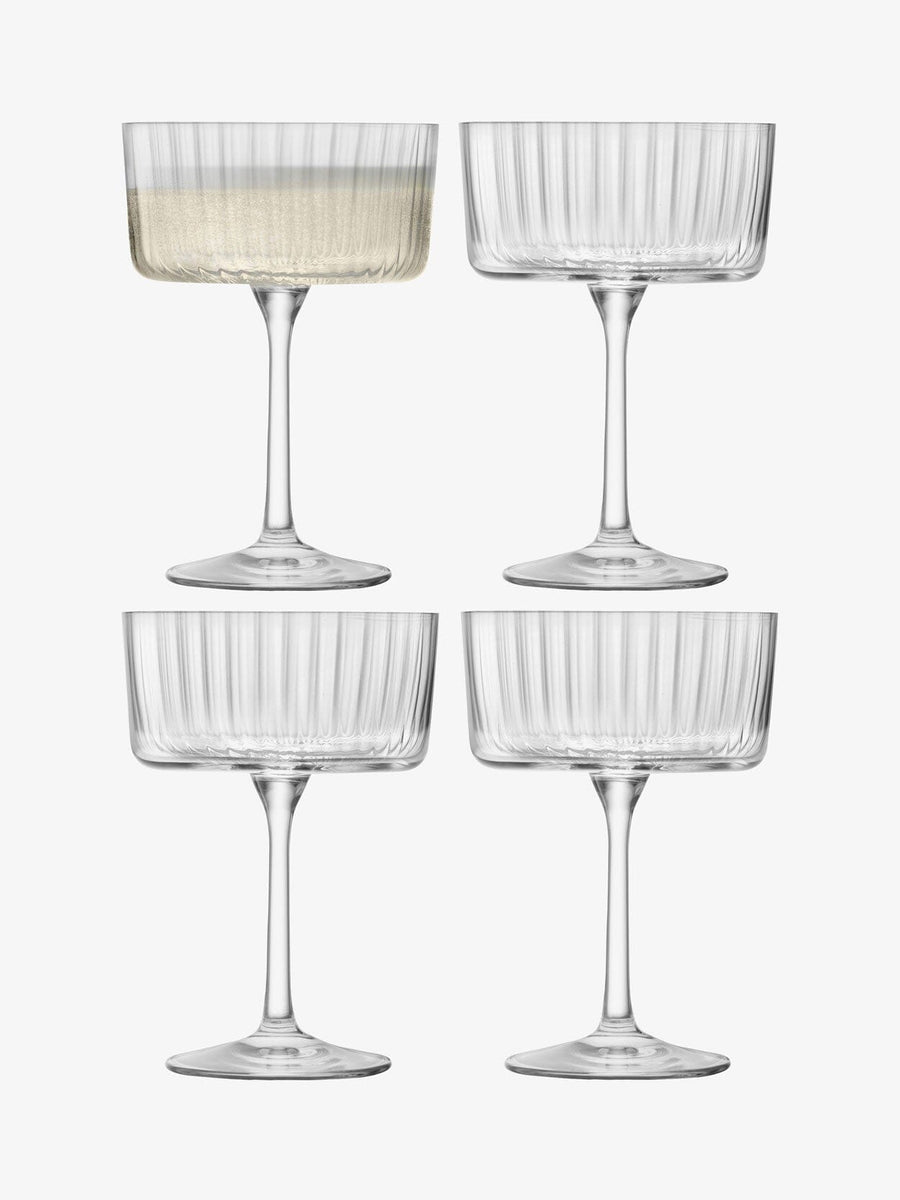 LSA Gio Line Champagne/Cocktail Glass 230ml Clear x 4