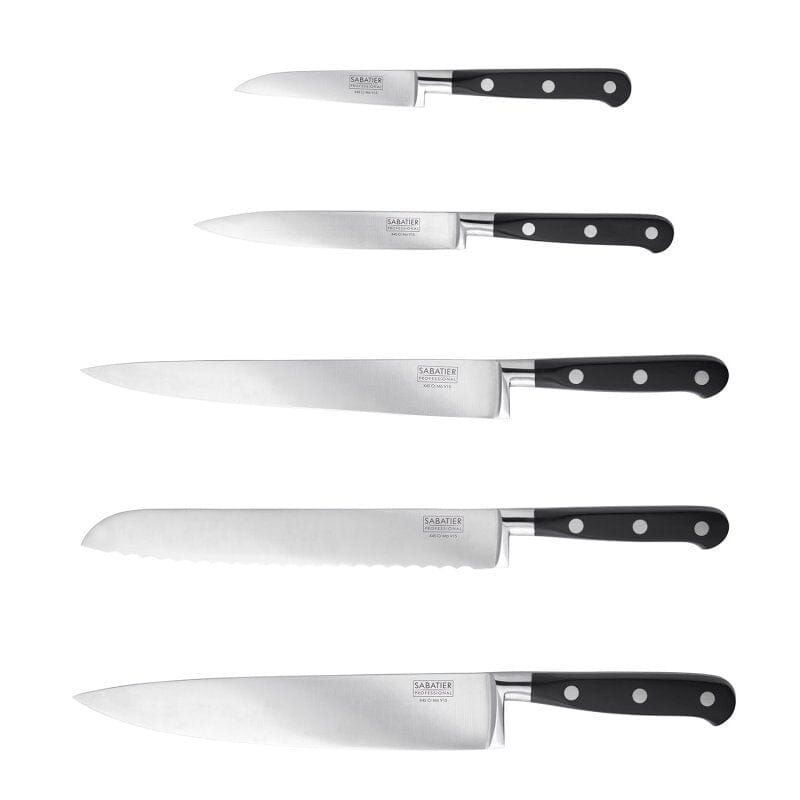 Sabatier Professional Oak 5pc Knife Block Set