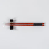 Season Black and Wood Chopsticks Set of 5 Pairs