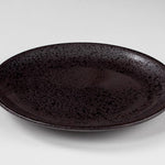 Season Black Mottled Plate