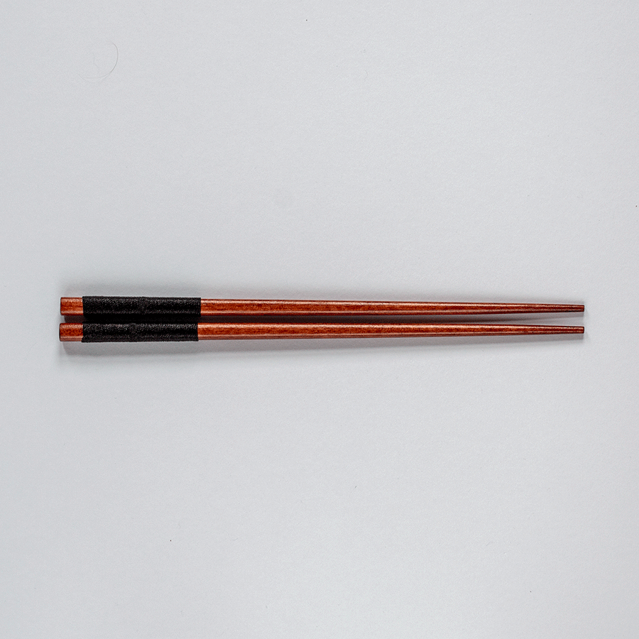 Season Black and Wood Chopsticks Set of 5 Pairs