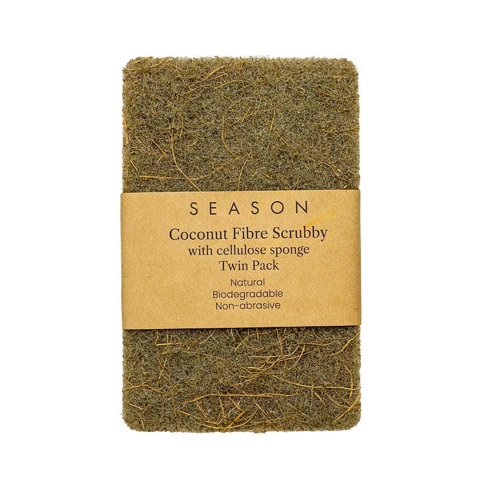Season Coconut Fibre Scrubby Sponge 2 Pack
