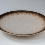 Season Burnt Cream Ribbed Plate