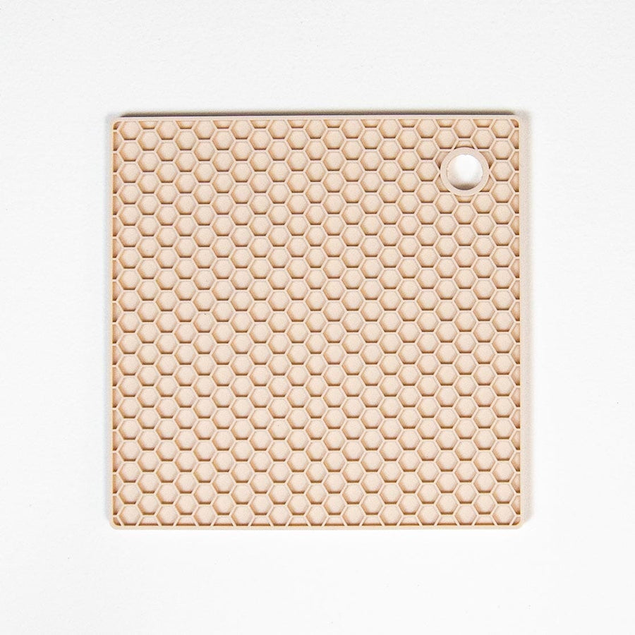 Season Silicone Square Trivet Hot Mat 17cm Toasted Oat