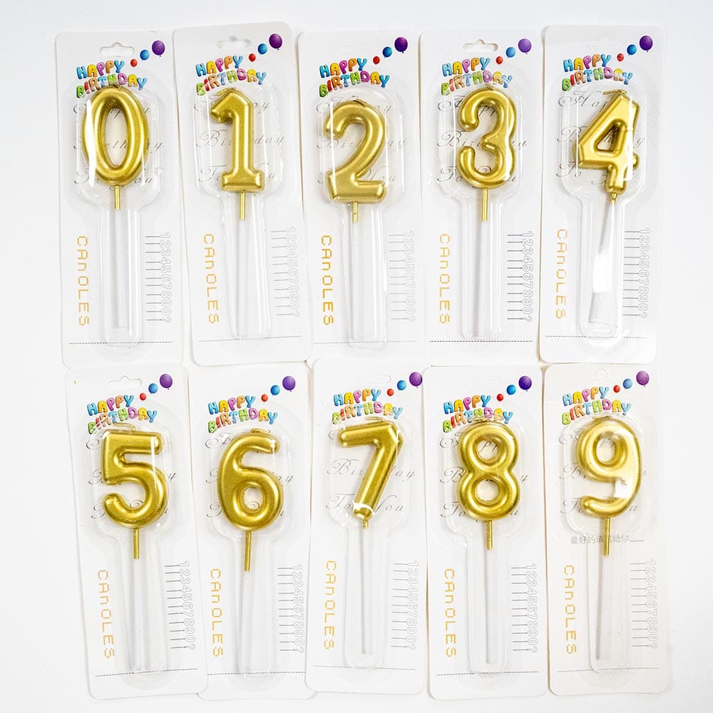 Season Number Celebration Candle
