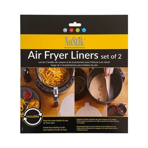 NoStick Reusable Air Fryer Liner Set of 2
