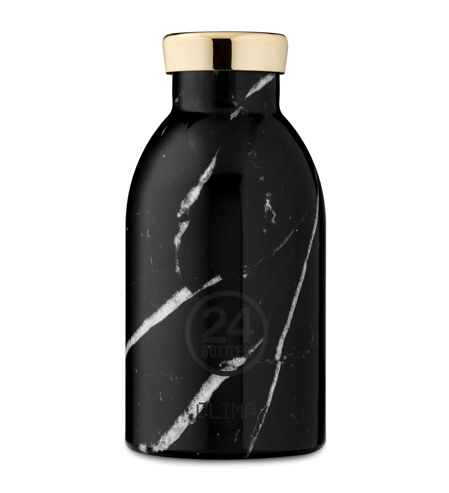 24 Bottles Clima Insulated Bottle 330ml Black Marble