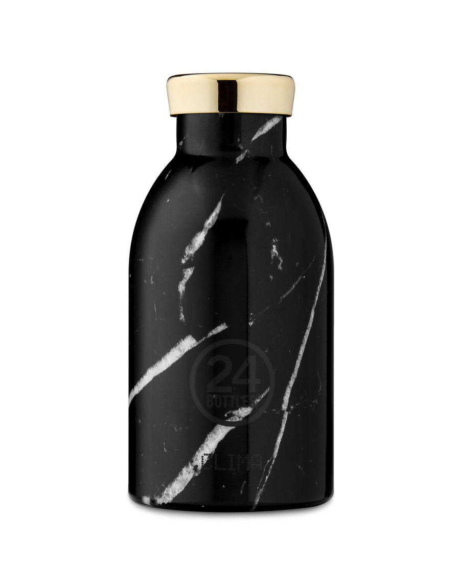 24 Bottles Clima Insulated Bottle 330ml Black Marble