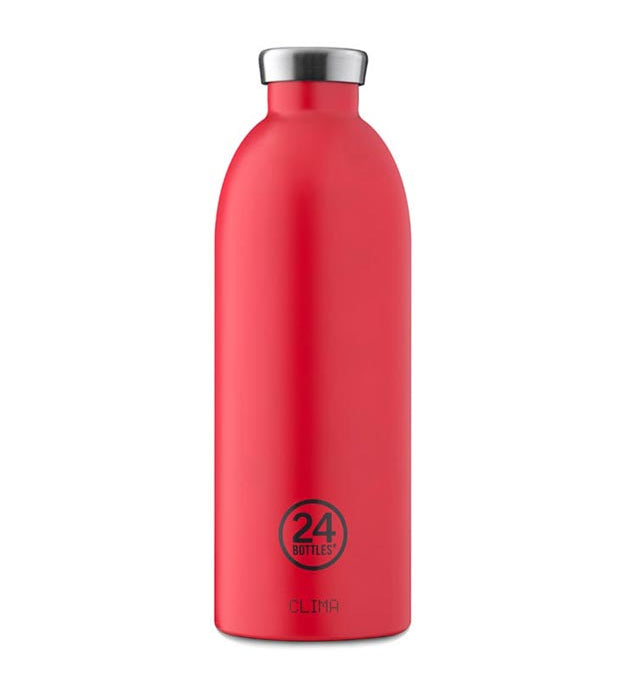 24 Bottles Clima Insulated Bottle 850ml Hot Red