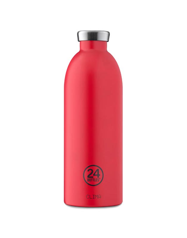 24 Bottles Clima Insulated Bottle 850ml Hot Red