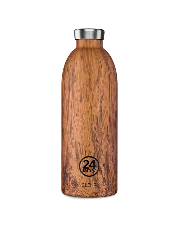 24 Bottles Clima Insulated Bottle 850ml Sequoia Wood