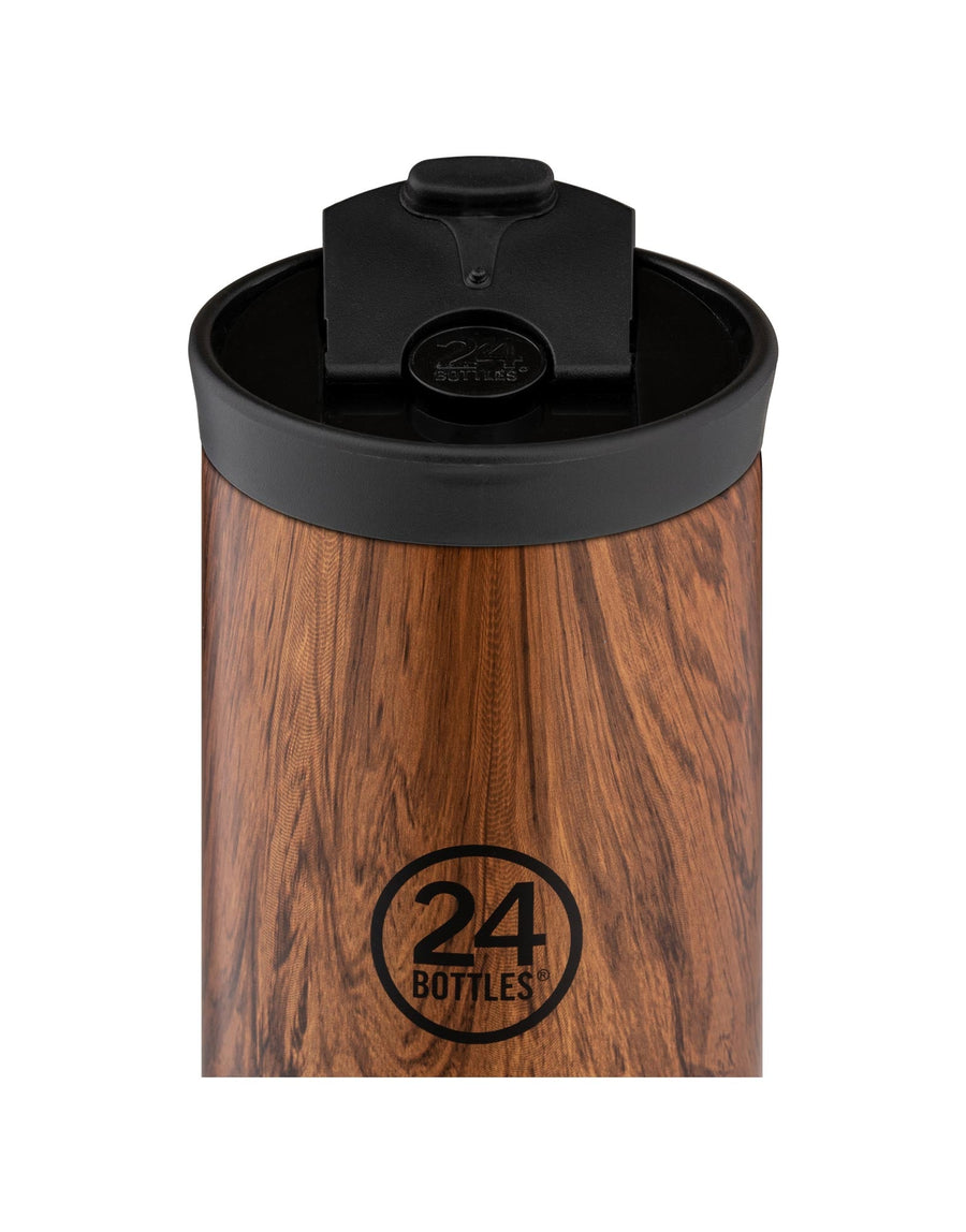 24 Bottles Travel Tumbler 350ml Sequoia Wood