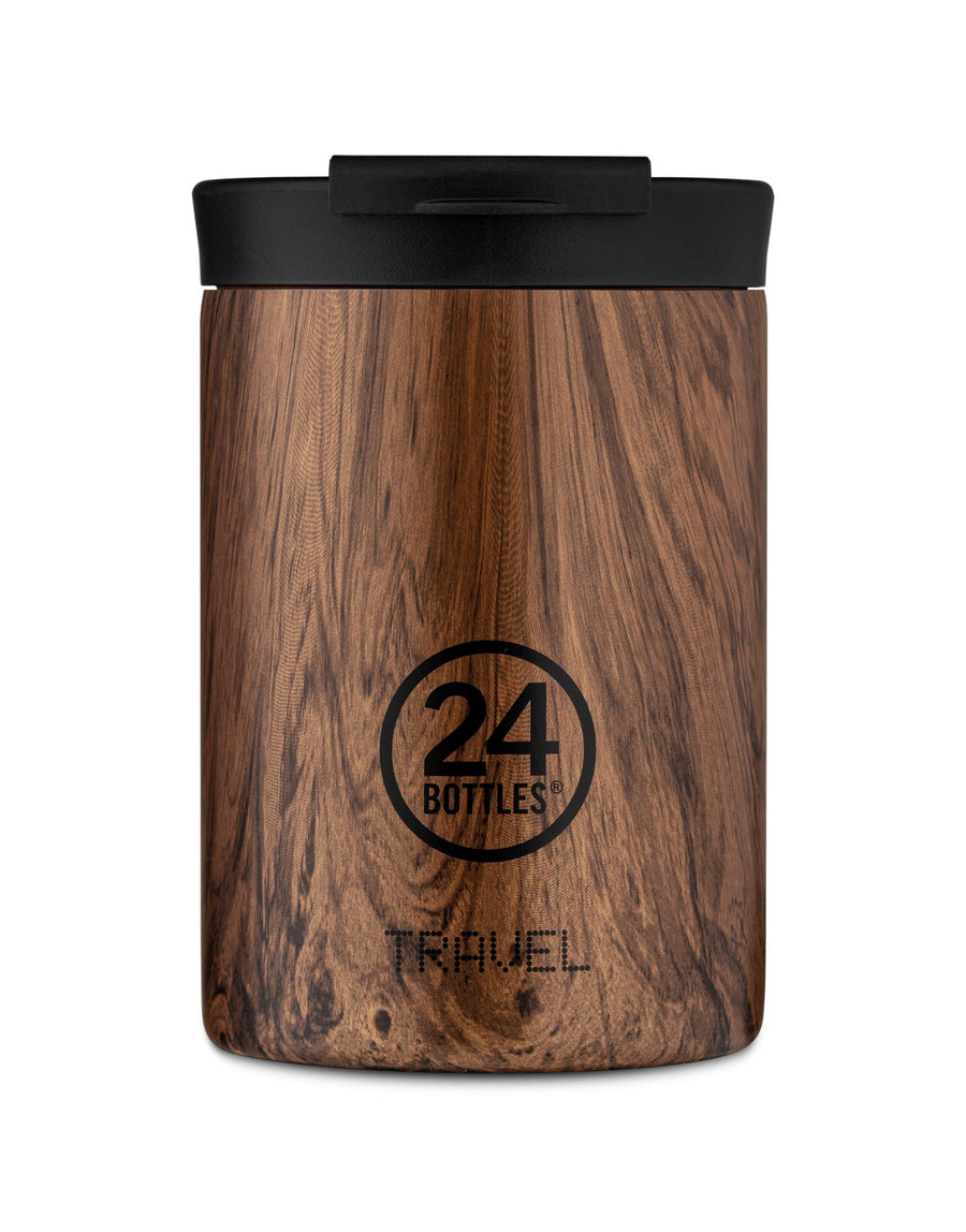 24 Bottles Travel Tumbler 350ml Sequoia Wood