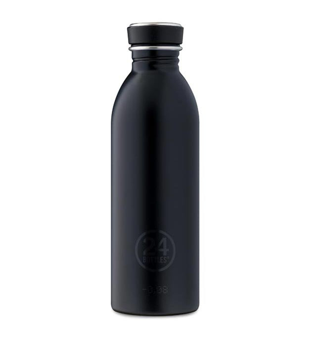 24 Bottles Urban Bottle 500ml Tuxedo Black