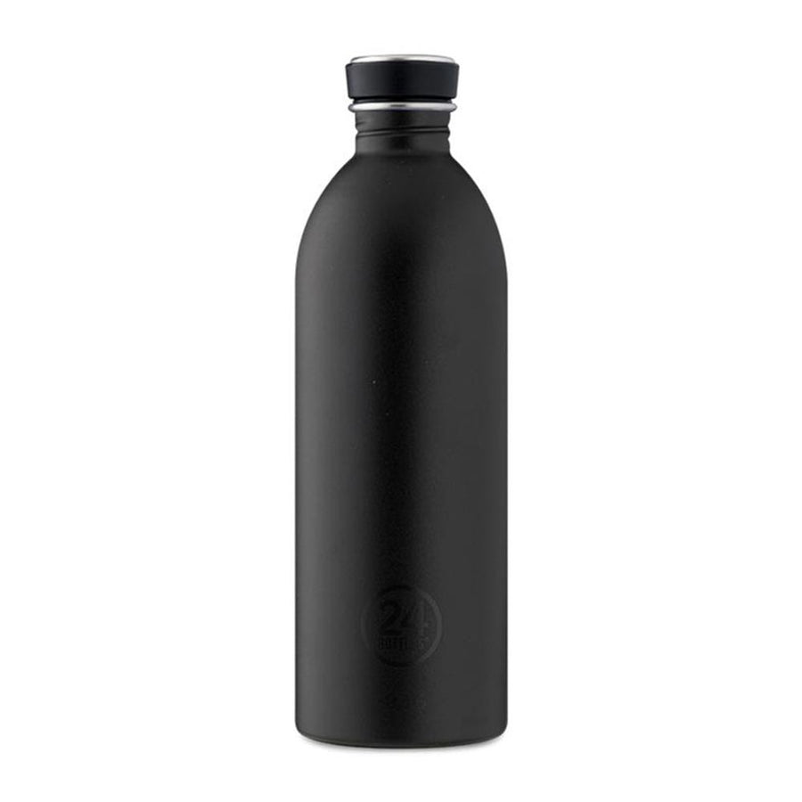 24 Bottles Urban Bottle 1.0L Tuxedo Black Stone