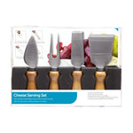 4 Piece Cheese Kit with 3 Knives and 1 Fork Server