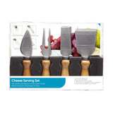 4 Piece Cheese Kit with 3 Knives and 1 Fork Server