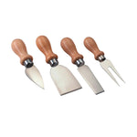 4 Piece Cheese Kit with 3 Knives and 1 Fork Server