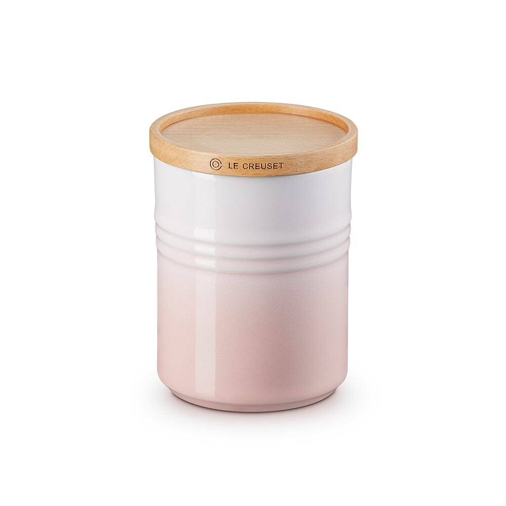 Le Creuset Medium Storage Jar with Wooden Lid