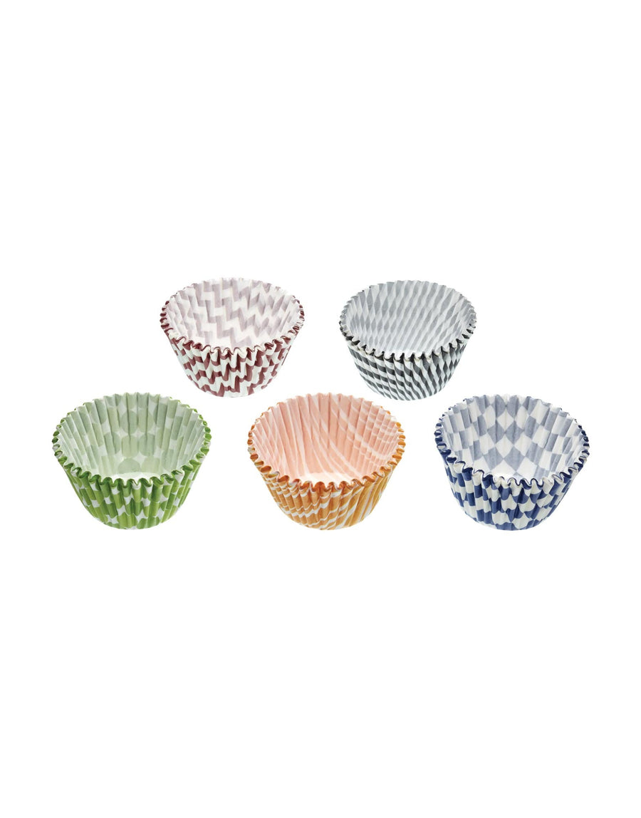 9cm Patterned Paper Muffin Cases 100