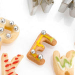 Alphabet Cookie Cutters Set of 26 In Tin