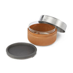 Black and Blum Glass Lunch Bowl