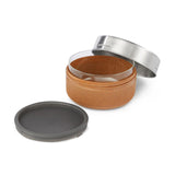 Black and Blum Glass Lunch Bowl