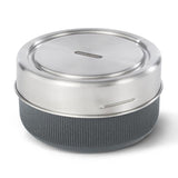 Black and Blum Glass Lunch Bowl