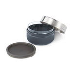 Black and Blum Glass Lunch Bowl