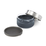 Black and Blum Glass Lunch Bowl