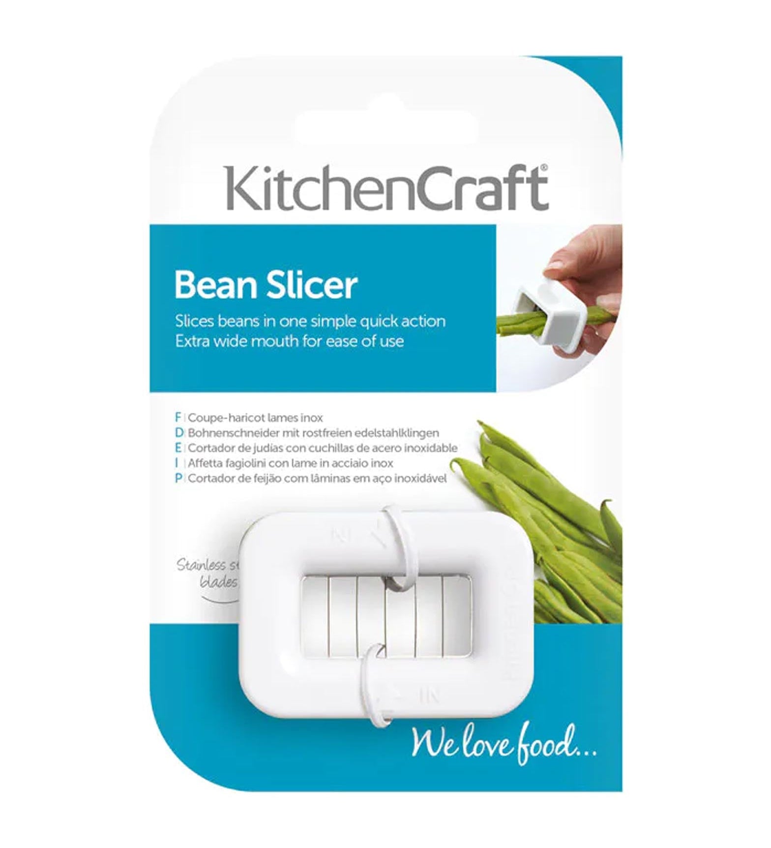 Box Shaped Bean Slicer
