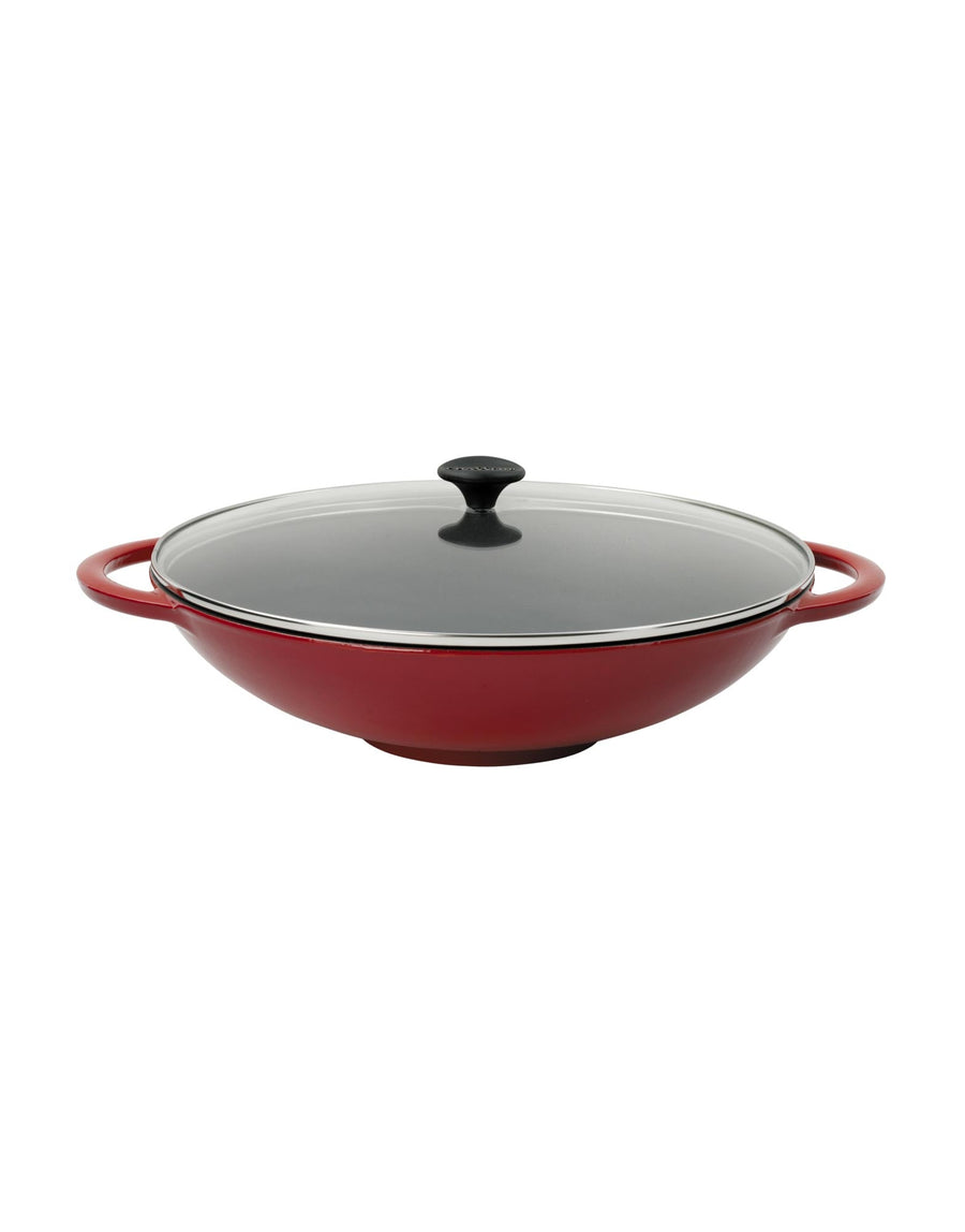 Chasseur Wok with Glass Lid 37cm