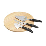 Cheese Board Serving Set with 25cm Board and 3 Servers