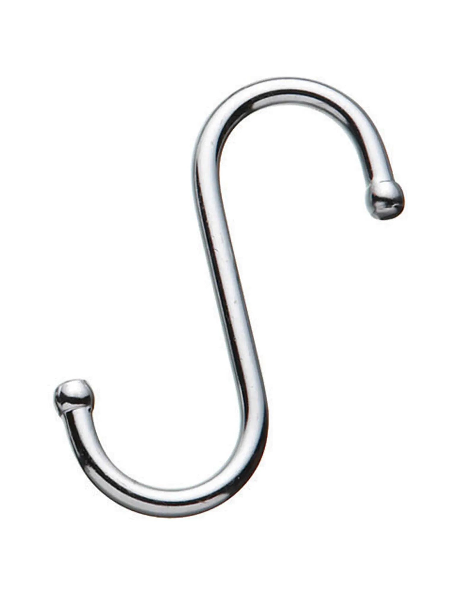 Chrome Plated S Hooks Pack of 5