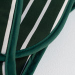 Rushbrookes Classic Butchers Stripe Long Double Oven Glove