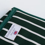 Rushbrookes Classic Butchers Stripe Long Double Oven Glove
