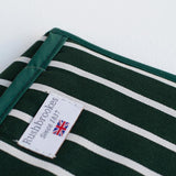 Rushbrookes Classic Butchers Stripe Long Double Oven Glove