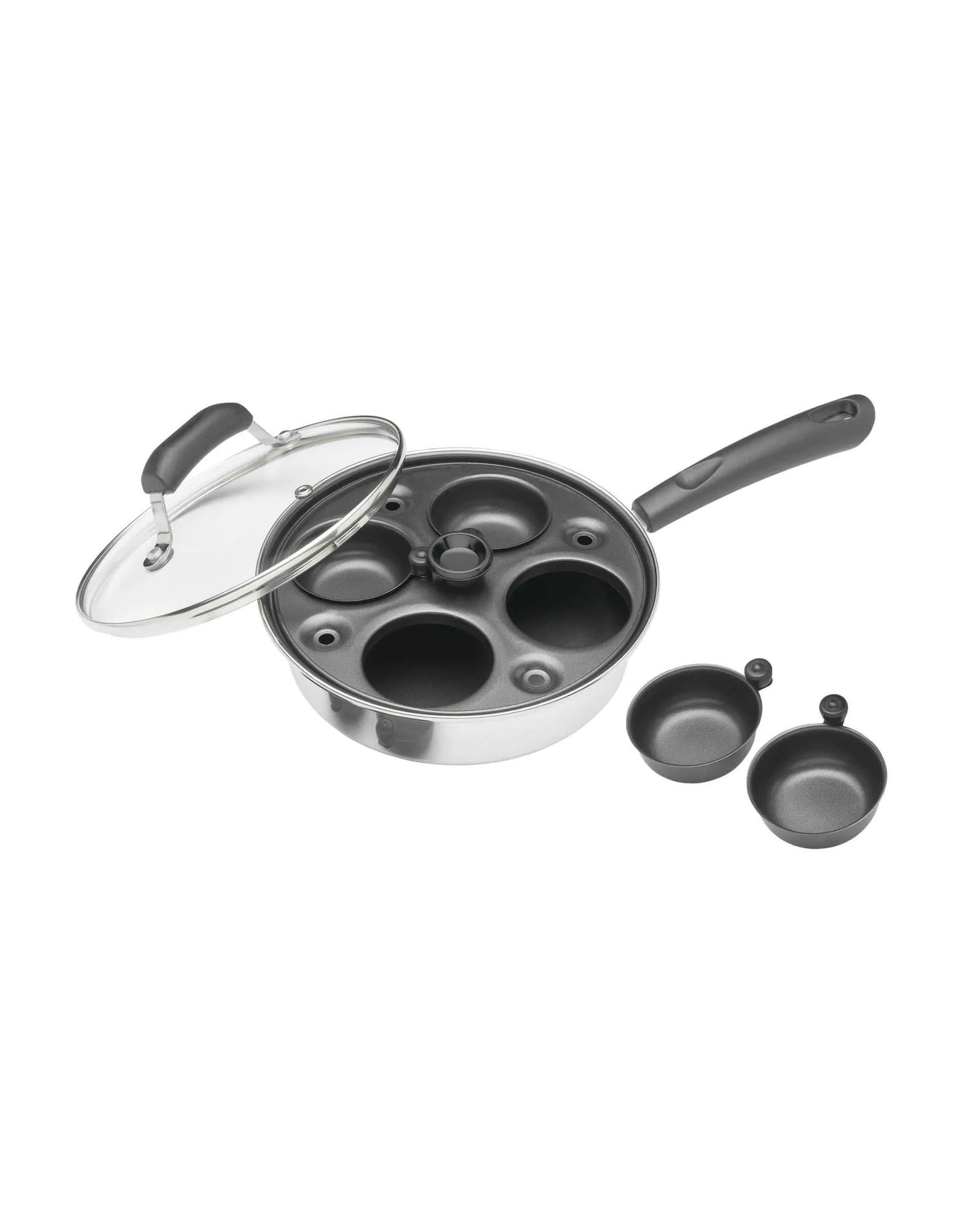 Carbon Steel Four Hole Egg Poacher