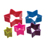 Five Piece Star Cookie Cutter Set with Storage Box