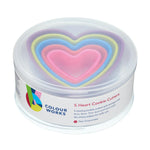 Colourworks Five Piece Heart Cookie Cutter Set with Box