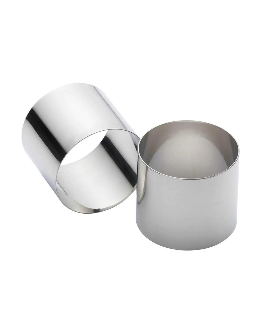 Extra Deep Stainless Steel Cooking Rings Set of Two