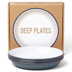 Falcon Enamelware Deep Plates Set of 4