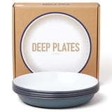 Falcon Enamelware Deep Plates Set of 4