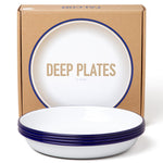 Falcon Enamelware Deep Plates Set of 4