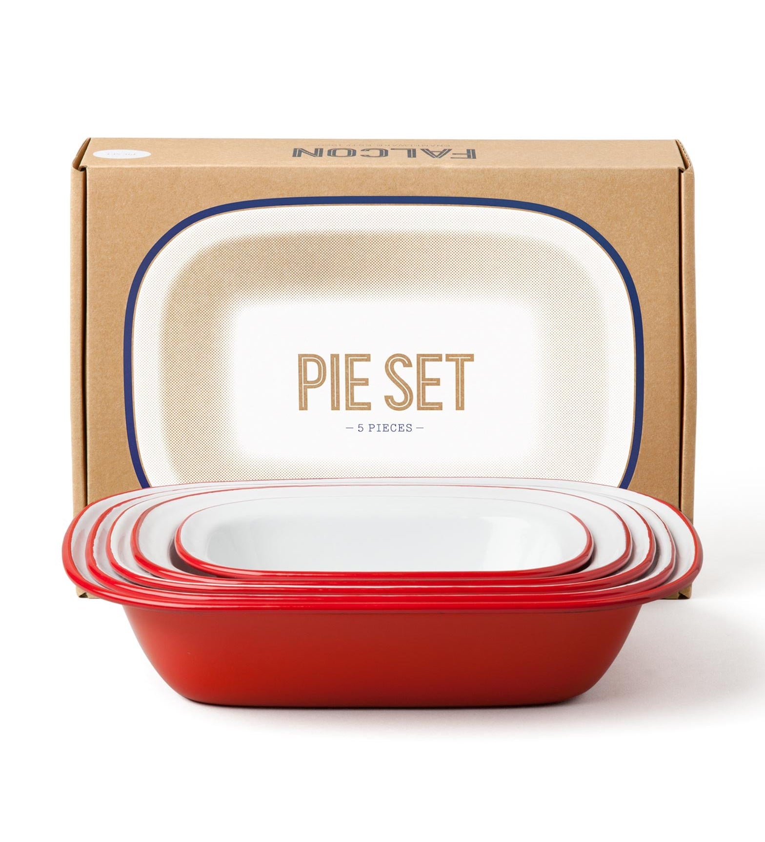 Falcon Enamelware Pie Set