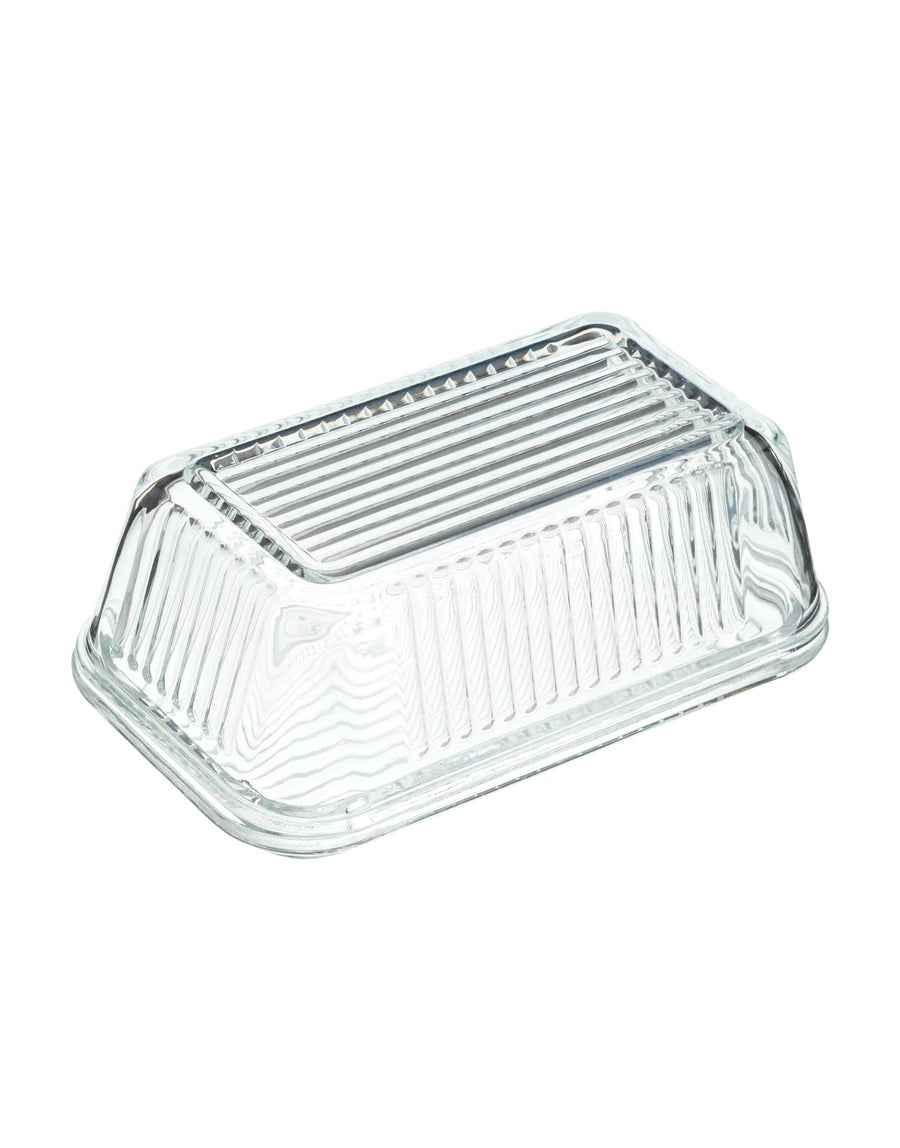 Glass Vintage Style Butter Dish