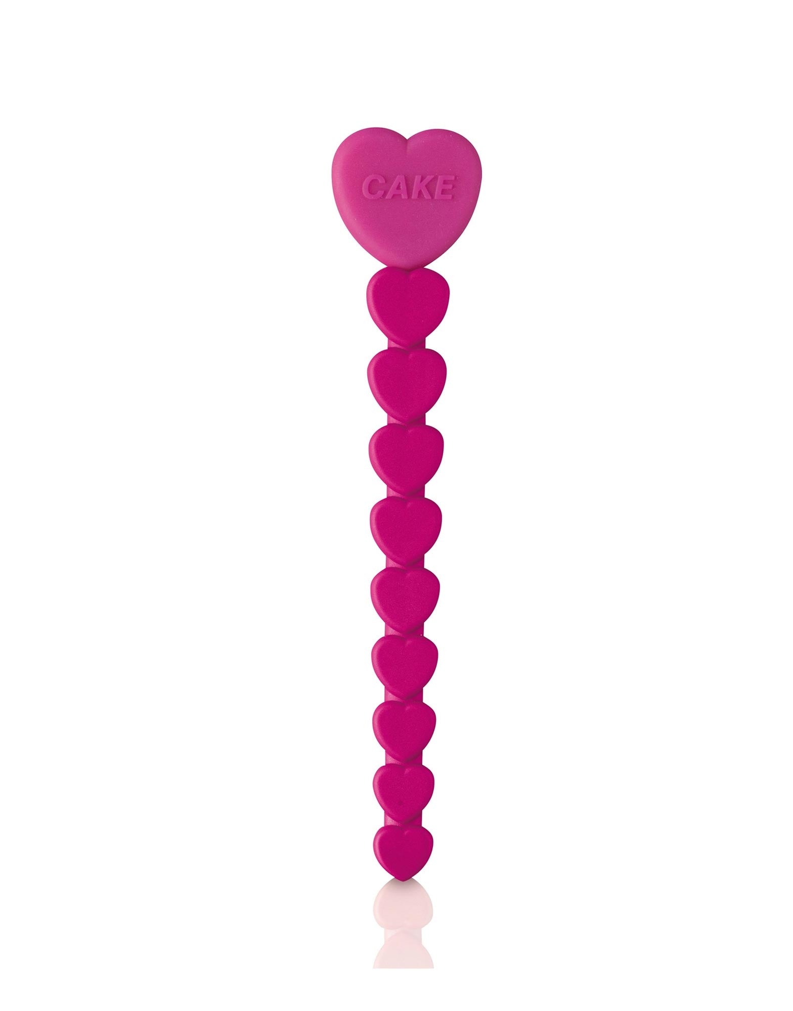 Heart Cake Tester with Blade Cover