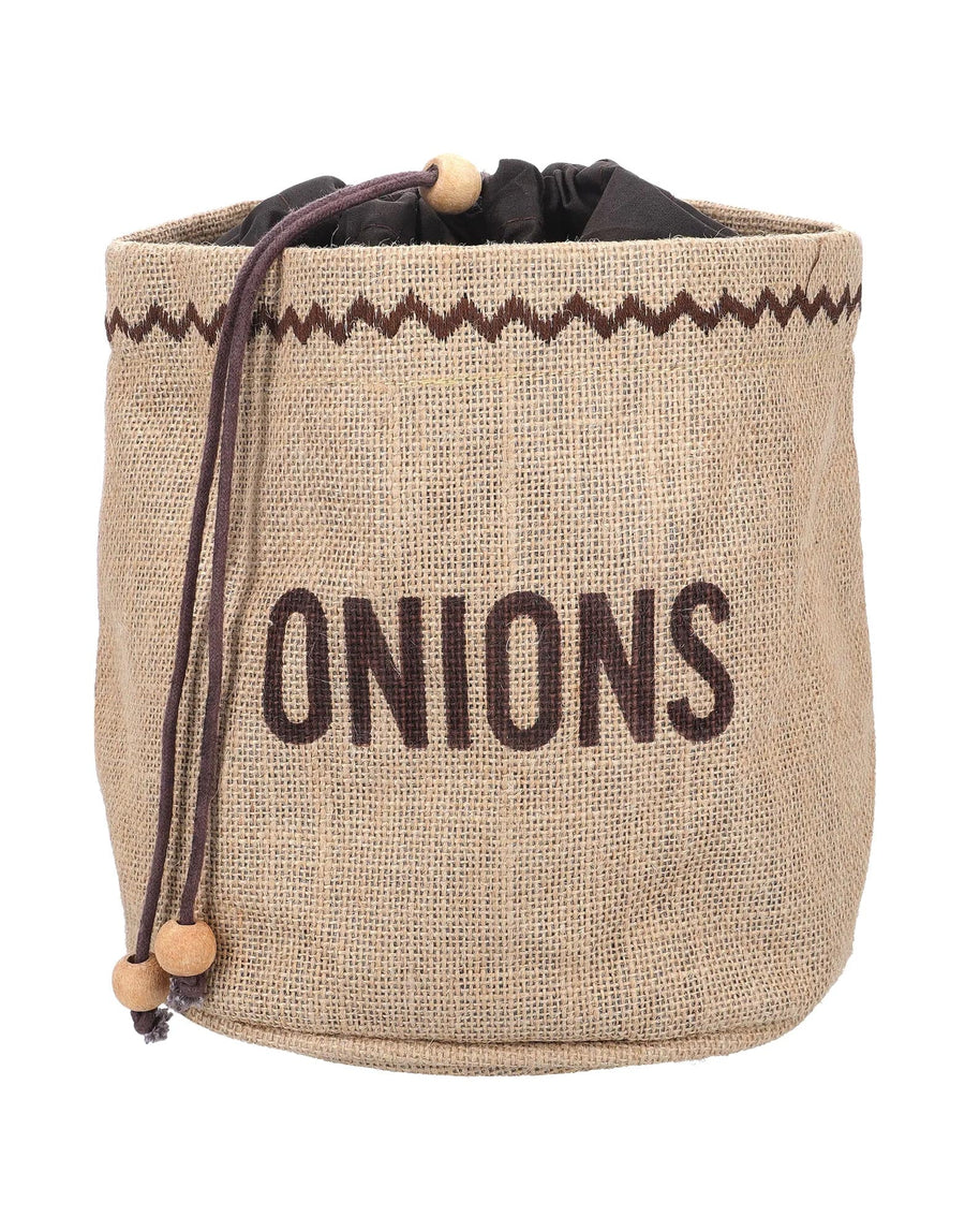Hessian Onion Preserving Bag with Blackout Lining