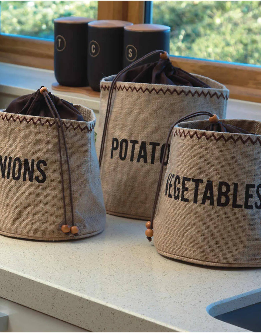 Hessian Potato Preserving Bag with Blackout Lining