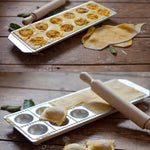 Imperia 12 Hole Ravioli Tray and Rolling Pin